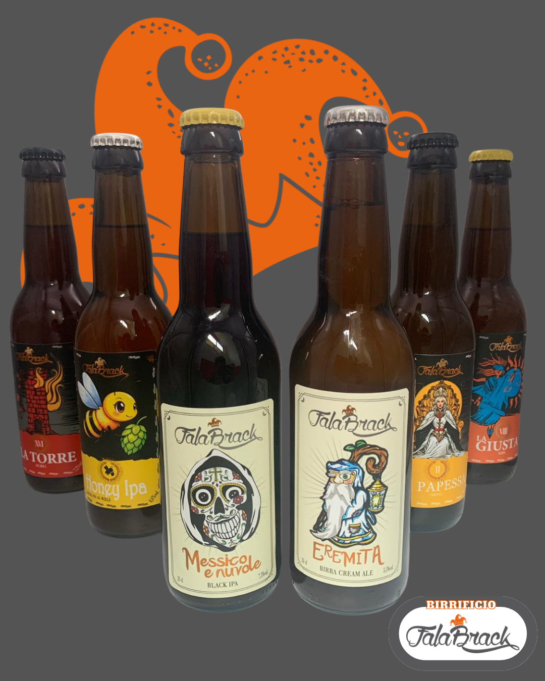 MIX  6 TIPOLOGIE DI BIRRA4 PER TIPO  0,33 CASSA DA 24